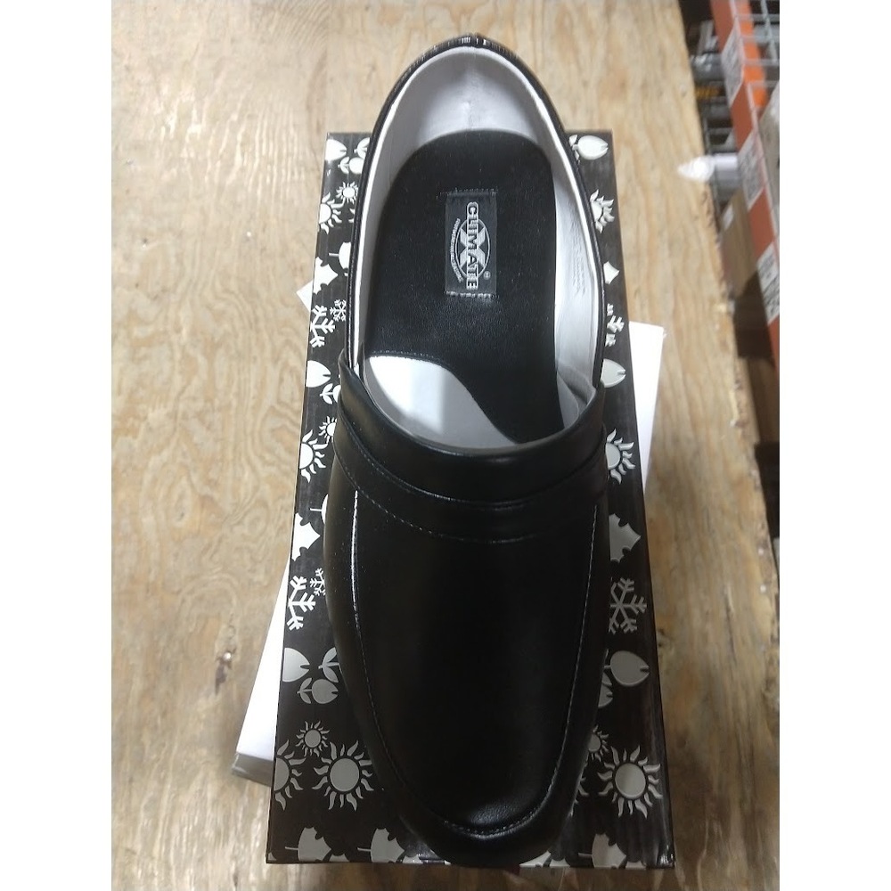 ClimaTex Climate X Mens Black Leather Slip On Sz: 11EEE